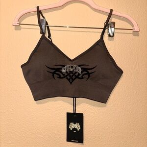 NWT Darc Sport She Darc Loyalty Everson Seamless Sports Bra|Wolf Gray|Size S